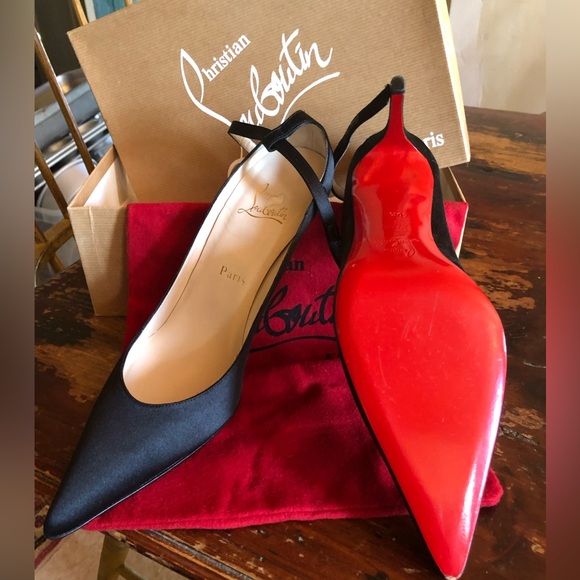 Christian Louboutin Shoes - Christian Louboutin Black and Red Heels